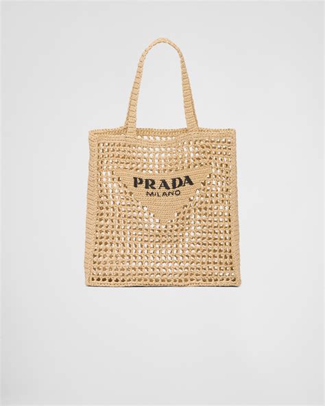 prada milano tote in canvas wit blue trim|Prada shopping bags online.